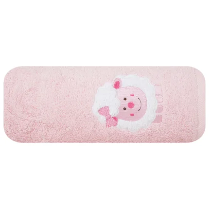 Ręcznik BABY z haftowaną aplikacją z owieczką Ręcznik BABY z haftowaną aplikacją z owieczką - 50 x 90 cm
