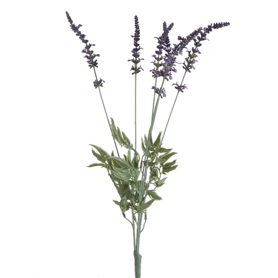 SZAŁWIA ŁĄKOWA sztuczny kwiat dekoracyjny - 56 cm - fioletowy