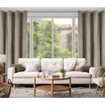 Zasłona brązowa z tkaniny welwetowej 140x250 cm przelotka ROSA Design 91 - 140 x 250 cm - brązowy 4