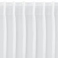 Firana gotowa SIMONE z gładkiego woalu uszyta na taśmie flex - 300 x 300 cm - biały 2