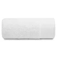 EVA MINGE Ręcznik JULITA gładki z miękką szenilową bordiurą - 50 x 90 cm - biały 3
