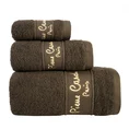 Pierre Cardin Komplet ręczników MALIBU - 30 x 50 cm, 50 x 90 cm, 70 x 140 cm - brązowy 3