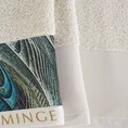 EWA MINGE Komplet ręczników ALES w eleganckim opakowaniu, idealne na prezent! - 2 szt. 70 x 140 cm - beżowy 4
