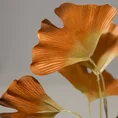 LIŚCIE GINKGO - MIŁORZĄB JAPOŃSKI bukiet, kwiat sztuczny dekoracyjny - 37 cm - rudy 2