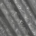 Zasłona LIVIA z botanicznym wytłaczanym  wzorem - 140 x 250 cm - stalowy 10
