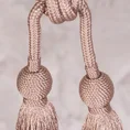 Dekoracyjny sznur do upięć z dwoma chwostami - 50 cm - różowy 3