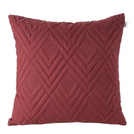 DESIGN 91 Poszewka z geometrycznym wzorem wytłaczanym techniką hot press DESIGN 91 Poszewka z geometrycznym wzorem wytłaczanym techniką hot press - 40 x 40 cm