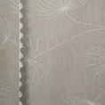 TERRA COLLECTION Pościel SEVILLE 2 z bawełny zdobiona nadrukiem z motywem dmuchawców i koronkową lamówką na poszewkach - 220 x 200 cm - beżowy 12