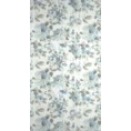 Zasłona LARRY z matowej etaminy z motywem malowanych kwiatów - 140 x 250 cm - niebieski 5