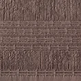 Ręcznik ROMEO z bawełny podkreślony bordiurą tkaną  w wypukłe paski - 50 x 90 cm - bordowy 2