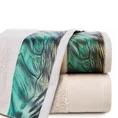 EWA MINGE Komplet ręczników COLLIN w eleganckim opakowaniu, idealne na prezent! - 2 szt. 70 x 140 cm - beżowy 3