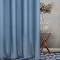 TERRA COLLECTION Zasłona PALERMO z dwustronnej tkaniny z efektem melanżu - 140 x 270 cm - niebieski 1