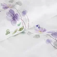 REINA LINE komplet pościeli REINA 30 z satyny bawełnianej zdobiona motywem letnich kwiatów - 220 x 200 cm - biały 5