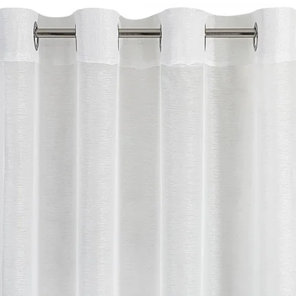 Firana REBECCA o strukturze drobnego deszczyku wzór pionowy Firana REBECCA o strukturze drobnego deszczyku wzór pionowy - 350 x 160 cm