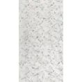 Zasłona ODETA z miękkiego welwetu z metalicznym nadrukiem z motywem liści - 135 x 250 cm - biały 7