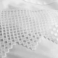 Pościel z satyny bawełnianej zdobiona elegancką koronką i zakładkami - 160 x 200 cm - biały 5