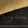 EVA MINGE Komplet pościeli EVA 10 A z najwyższej jakości makosatyny bawełnianej z nadrukiem logo EVA MINGE i haftowanym ozdobnym paseczkiem - 220 x 200 cm - czarny 5
