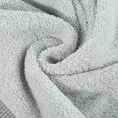 Ręcznik RODOS z ozdobną bordiurą w pasy - 70 x 140 cm - popielaty 5