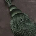 Dekoracyjny sznur do upięć z chwostem - dł. 76 cm - butelkowy zielony 3