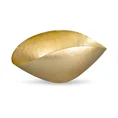 Patera ze szkła artystycznego złota - 30 x 11 x 13 cm - złoty 1