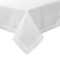Obrus STELLA 2 z tkaniny przypominającej płótno z podwójną listwą na brzegach - 145 x 400 cm - biały 3