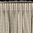 Zasłona ADORA w stylu boho ażurowa zdobiona subtelnymi chwostami - 140 x 270 cm - naturalny 9