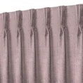 Zasłona DORA z gładkiej i miękkiej w dotyku tkaniny o welurowej strukturze - 280 x 260 cm - wrzosowy 7