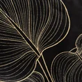 LIMITED COLLECTION Dwustronny koc akrylowo-bawełniany VICTORIA zdobiony falującym wzorem - 150 x 200 cm - czarny 5