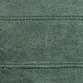 Ręcznik MARI z welurową bordiurą - 50 x 90 cm - butelkowy zielony 2
