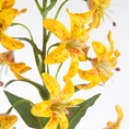 LILIA MARTAGON sztuczny kwiat dekoracyjny z płatkami z jedwabistej tkaniny - 83 cm - żółty 2