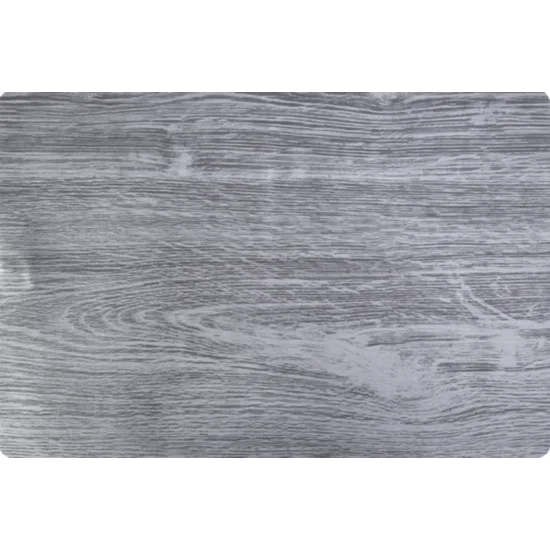 Podkładka WOOD z nadrukiem struktury drewna - 30 x 45 cm - srebrny