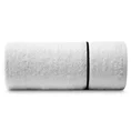 Klasyczny ręcznik BAMBO z paskiem - 50 x 90 cm - biały 3