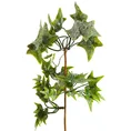 Zimowa gałązka z listkami bluszczu mrożona - 20 cm - zielony 2