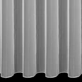 Tkanina firanowa połyskująca siateczka w delikatne pionowe pasy, zakończona szwem obciążającym - 315 cm - kremowy 3