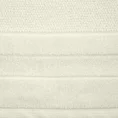 Ręcznik z drobną fakturą i miękką welwetową bordiurą - 30 x 50 cm - kremowy 2