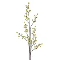 GAŁĄZKA OZDOBNA, kwiat sztuczny dekoracyjny - 73 cm - musztardowy 1