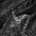 DESIGN 91 Zasłona CYPR z miękkiego welwetu z nieregularnym srebrnym nadrukiem - 140 x 270 cm - czarny 6