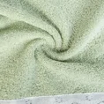 Ręcznik z naszywaną bordiurą i koronką - 50 x 90 cm - miętowy 5