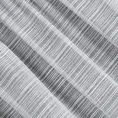 Firana ARIA w poprzeczne prążki z efektem deszczyku, półprzezroczysta - 140 x 250 cm - szary 9