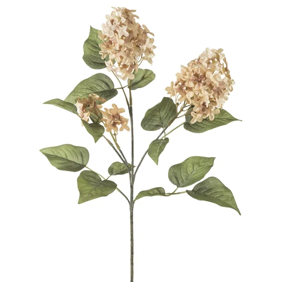 BEZ - LILAK kwiat sztuczny dekoracyjny - 77 cm - beżowy