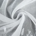 Tkanina firanowa zazdrostka z etaminy z haftem lawendy - 90 cm - biały 8