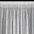 Firana KIM z drobnej siatki z efektem bukli - 140 x 300 cm - biały 6