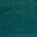 EVA MINGE Ręcznik JULITA gładki z miękką szenilową bordiurą - 50 x 90 cm - turkusowy 2