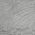 DESIGN 91 Narzuta LUIZ welwetowa pikowana metodą hot press we wzór liści palmy - 170 x 210 cm - srebrny 6