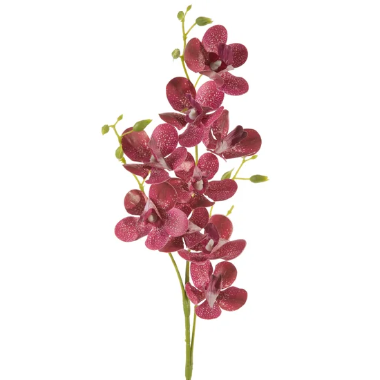 STORCZYK EGZOTYCZNY kwiat sztuczny dekoracyjny z płatkami z jedwabistej tkaniny - ∅ 8 x 82 cm - ciemnoróżowy