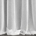 Firana TAMINA z gładkiej tkaniny o strukturze drobnej siateczki - 350 x 250 cm - biały 3
