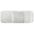 Ręcznik BAMBO02 w kolorze białym, z domieszką włókien bambusowych, z ozdobną bordiurą z geometrycznym wzorem - 70 x 140 cm - biały 3