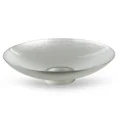 Misa ze szkła artystycznego srebrna - ∅ 35 x 9 cm - srebrny 3
