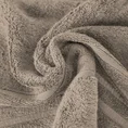 Ręcznik LAVIN z bawełny egipskiej zdobiony pasami - 50 x 90 cm - beżowy 5