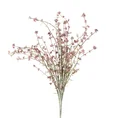 GAŁĄZKA Z DROBNYMI LISTECZKAMI, kwiat sztuczny dekoracyjny z pianki foamiran - 50 cm - różowy 1